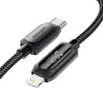 ESSAGER ES-X57 3A 29W Type-C to iP Digital Display Cable Fast Charging Data Transmission Copper Core Line 1M/2M Long for iPhone 15 14 13 Pro for Huawei Nova Flip for Xiaomi MIX Fold4 for Samsung Galaxy Z Flip6