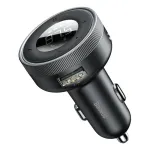 Baseus CCLH-01 bluetooth V5.0 FM Transmitter Dual USB Car Charger LED Digital Display Wireless Radio Adapter Auto Aux Radio Mp3 Player Music Hands Free Car Kit