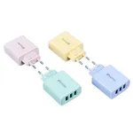 5.8A 3-Port USB Charger 3USB-A Fast Charging Wall Charger Adapter EU Plug for iPhone 16 16 Pro 15 14 13 for Xiaomi 15pro for Samsung Galaxy S25 for Huawei Mate 70