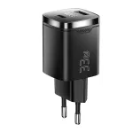[GaN Tech] ESSAGER ES-CD45 PD33W 2-Port USB PD Charger USB-A+USB-C PD3.0 QC4.0 AFC FCP PPS iP2.4A Fast Charging Digital Display Wall Charger Adapter EU Plug for iPhone 16 16 Pro 15 14 13 Pro Max for Xiaomi 15pro for Samsung Galaxy Z Flip6