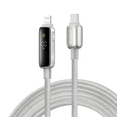 Baseus Vipow 20 Вт USB-C to iP Цифровой дисплей Кабель быстрой зарядки Передача данных Линия утолщенной медной жилы длиной 1 м / 2 м для iPhone 14 14Pro 13 12 11 Pro Max для iPad Pro