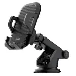 HOCO CA76 Universal Car Phone Holder Adjustable GPS Mount Stand for iPhone 16 16 Pro 15 14 13 Pro Max for Huawei Mate XT for Xiaomi 15pro for Samsung Galaxy Z Flip6
