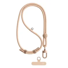 Baseus Let's Go Phone Lanyard Ultra-slim Patch 35-70cm Adjustable Strap Tab Detachable Anti-lost Metal Keychain for iPhone Samsung Phone Strap