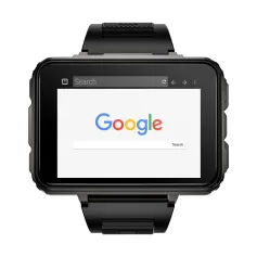 LOKMAT APPLLP 5 MAX 4G Large Screen Android System 10.7 Smart Watch 2.4-inch HD Screen Dual System Octa-core GPS WiFi Call bluetooth Dual Camera 1500mAh Massive Battery 4G 6G RAM 64G 128G ROM Smart Watch with Flashlight
