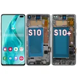 Screen with Frame for Samsung Galaxy S10 Plus S10 LCD Display Digital Touch Screen for Samsung Galaxy S10 Assembly