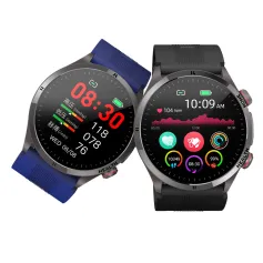 S26 1.43 inç AMOLED Hava Pompası + Hava Yastığı Tasarımı EKG Tıbbi Tanı Kan Şekeri bluetooth Çağrı Kalp Hızı Kan Basıncı Kan Oksijen Monitörü Uyku İzleme Çoklu Spor Modları Müzik Çalma Akıllı Saat