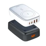 [GaN Tech] LDNIO 140W 5-Port USB PD Wireless Charger 2USB-A+3USB-C PD3.0 QC3.0 AFC FCP SCP DCP PPS Apple2.4A Fast Wireless Charging Desktop Charging Station EU Plug US Plug for iPhone 16 16 Pro 15 14 13 for Huawei Pura X for Samsung Galaxy S25 Ultra