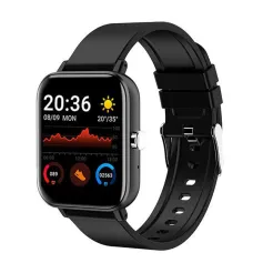 LIGE P8 1.69inch HD Screen bluetooth Call Heart Rate Blood Pressure SpO2 Monitor Sleep Monitoring Multi-sport Modes Music Playback IP67 Waterproof Smart Watch