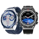 DT Ultra Mate 1.5inch HD Screen bluetooth Call PPG+ECG Heart Rate Blood Oxygen Monitor Breath Training Sleep Monitoring GPS NFC Function Multi-sport Modes Music Playback IP68 Waterproof Smart Watch