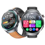 ET475 1.73-inch AMOLED Display ECG Micro Examination NFC Alipay AI Diagnosis bluetooth Call Heart Rate Blood Pressure Blood Oxygen Monitor Sleep Monitoring Non-invasive Blood Glucose Measurement BMI Women's Health SOS Emergency Call IP68 Smart Watch