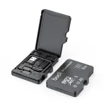 Budi CP580 TF Card Reader with TF Card Appearance Design 8 TF Cards Stroage Slots Support 480Mbps High Transmission Speed Memory Card Reader Case