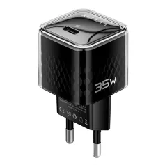 [GaN Tech] KUULAA KL-CD73 35W 1-Port USB PD Charger USB-C PD Fast Charging Wall Charger Adapter EU Plug US Plug for iPhone 16 16 Pro 15 14 13 Pro Max for Huawei Pura X for Xiaomi 15pro