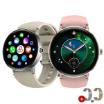 [World Premiere]Zeblaze Lily 2 1.2inch AMOLED Double Straps bluetooth Call Heart Rate Blood Pressure Blood Oxygen Monitor Sleep Monitoring Breathe Training Women's Health Multi-sport Modes IP68 Waterproof Smart Watch