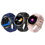Weofly Explorer 1.43inch AMOLED Display AI Voice Assistant bluetooth Call Heart Rate Blood Pressure Blood Oxygen Monitor Sleep Monitoring Breathing Exercise Female Health Multi-sport Modes IP68 Waterproof Smart Watch