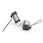 AWEI A11 Type-C Male to iP Female / iP Male to Type-C Female Adapter Converter for Phone Laptop Computer