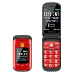 MAFAM F899 2.4 inch Dual Display 2800mAh FM Vibration SOS Fast Quick Torch Loud Volume Flip Feature Phone