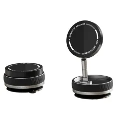 360° Adjustable Vacuum Magnetic Suction Cup Phone Mount Portable Hands-Free Magnetic Car Phone Holder for above 4.7inch Mobile Phone