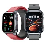 S18 2.01inch HD Screen Air Pump Airbag Type Voice Broadcast bluetooth Call Heart Rate Blood Pressure Blood Glucose Blood Lipid SpO2 Monitor Uric Acid Function Body Temperature Measurement SOS Emergency Call Multi-sport Modes Music Playback Smart Watch