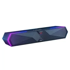 EDIFIER M30 Plus Computer Speaker Wired bluetooth Soundbar Dual 52mm Drivers RGB Light Built-in Microphone 3 Fine-tuned Sound Effect USB Wired Desktop Soundbar
