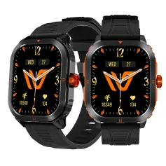 Weofly è un pioniere con display AMOLED da 1,95 pollici, Bluetooth, chiamata, frequenza cardiaca, pressione sanguigna, monitoraggio dell'ossigeno nel sangue, monitoraggio del sonno, monitoraggio dello stress, salute femminile, esercizio di respirazione, m