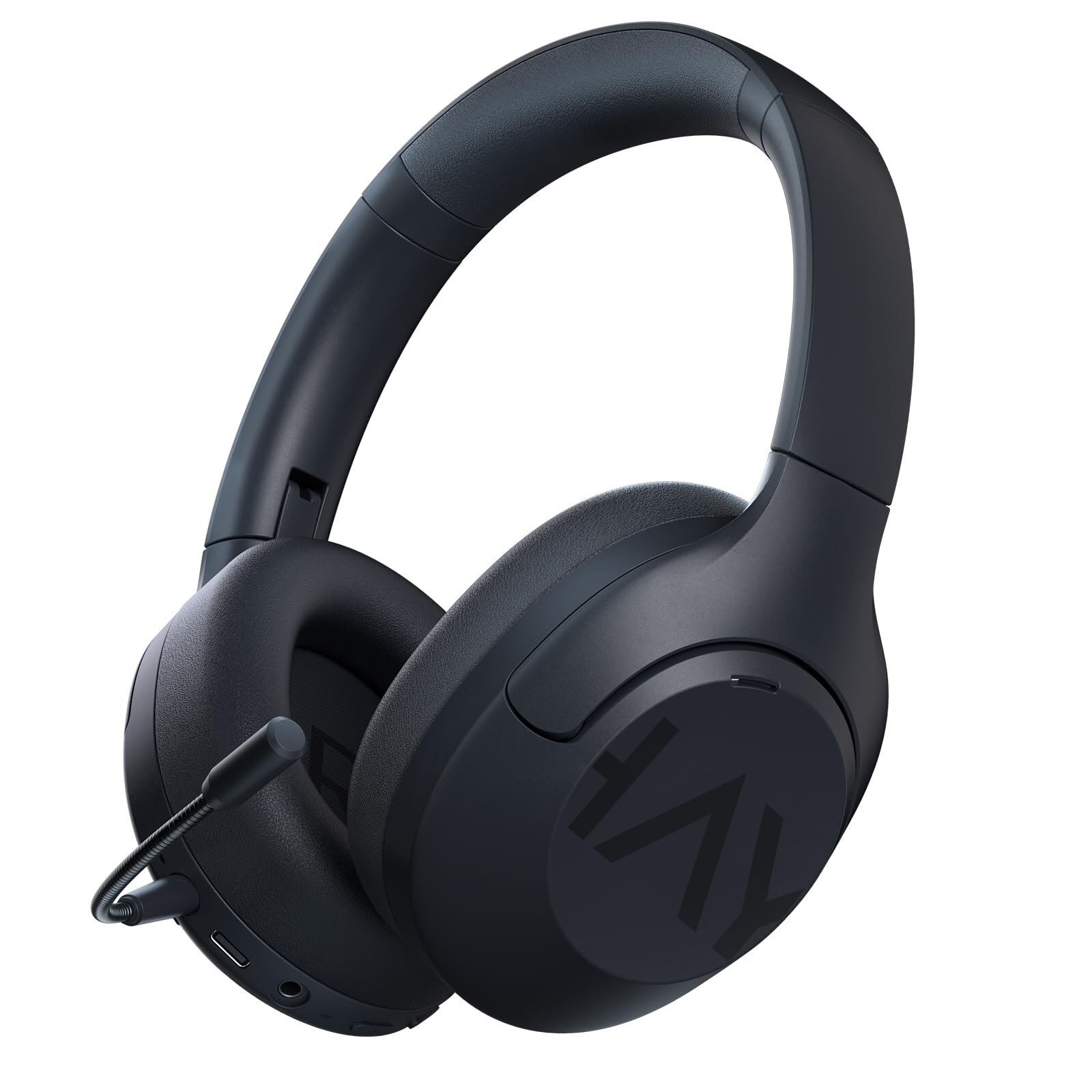 HAYLOU S30 Pro ANC Headset Wireless bluetooth 5.4 Headphone -43dB Active Noise Cancelling Hi-res 40mm Dynamic Driver 360° Spatial Sound 80H Playtime Customized APP Foldable Headphones