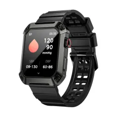 LOKMAT OCEAN 2 Pro 1.85 inch HD Screen bluetooth Call Heart Rate Blood Pressure SpO2 Monitor 450mAh Voice Assistant 100+ Sports Modes Smart Watch