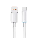 USAMS US-SJ658 6A 66W USB-A to Type-C Cable QC FCP AFC Fast Charging Data Transmission Tinned Copper Core Line 1.2M Long for iPhone 15 15 Plus for Huawei Mate60 Pro for Samsung Galaxy Z Flip4 for Xiaomi 13pro