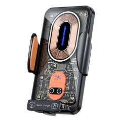 V88 120W Car Mount Phone Holder Intelligent Infrared Induction Air Vent Clip 15W Car Wireless Charger Magnetic for iPhone 16 16 Pro 15 14 13 for Samsung for Xiaomi for Huawei