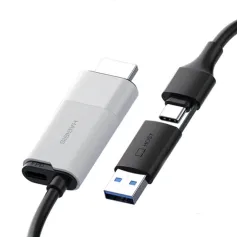Hagibis UHC10 4K USB 3.0 Video Capture Card HD to USB-A/Type-C Capture Cable with PD100W Power and 1080P Capture Game Live Streaming Recording Dongle Card