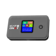 M60 Cat7 Protable Wireless WiFi 4G LTE Router 1.44-inch LCD Display Portable Hotspot WiFi6 2.4G/5.8G Dual Band 3000mAh Battery Dual SIM Long Battery Life