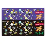 800×300×3mm Astronaut Keyboard & Mouse Pad Large Mouse Pad Keyboard Mat for Home Office