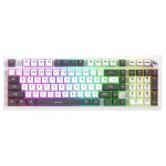 Venfish N98 Tri-mode AI Mechanical Keyboard with Knob Red Switch 100keys Hot-swap Gasket Structure RGB 4000mAh Battery 2.4G/bluetooth5.0/Type-C Wired Keyboards