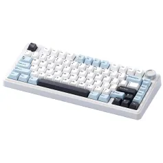 AULA F75 80キートライモードカスタマイズメカニカルゲーミングキーボードホットスワップ可能RGB BT / 2.4G / Type-C有線75%レイアウトゲーミングキーボードガスケット構造