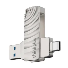 Lenovo ThinkPlus MU232 USB3.2 Dual Interface Flash Drive Type-A+Type-C 256G/128G/64G 100MB/s Fast Speed U Disk Pendrive for Phone Laptop Computer