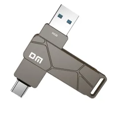 DM PD198 USB3.2 & Type-C Flash Drive 64GB 128GB High Speed Pendrive Portable Memory USB Disk