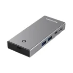 Portable Aluminium Alloy Multi-function Hard Disk Docking Station MC403 10Gbps USB3.2 GEN2 Up To 8TB NVME SATA for Laptop