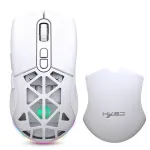 HXSJ T26 Dual Mode Gaming Mouse Hollow Shell 4800DPI RGB 2.4G Wireless & bluetooth 5.1 E-sports Gamer Mice