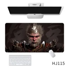 [Black Myth:WuKong] Large Gaming Mouse Keyboard Pad PC Game SunWukong XXL Mousepad Computer Keyboard Office Padding Accessories E-sports Desk Mat