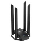COMFAST CF-975AX USB 5374M WiFi6 Network Card with 4*5dBi Antennas Type-C to USB3.0 Wi-fi Dongle 802.11ax 5Ghz 6Ghz 160mW High Power WiFi Adapter