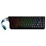 Gamakay x NaughShark NS68 Wired Mechanical Keyboard Hall Effect Magnetic 8K Polling Rate 0.01mm RT Accuracy RGB Backlight Hot-Swap Type-C Wired Gaming Keyboard