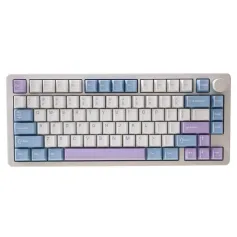 Gamakay TK75 PRO 75% CNC Liga de Alumínio Mecânico Teclado 81 teclas Tri-Mode RGB Montagem de Junta 4000mAh Cherry Profile Keycaps Teclado para jogos