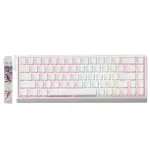 MADLIONS MAD68 HE Magnetic Amber Switch Mechanical Gaming Keyboard Wired 68-Keys Hot Swappable RGB Light 8KHz Polling Rate RT 0.02mm Type-C Gamer Keyboards for PC Laptop Computer