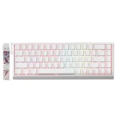 MADLIONS MAD68 HE Magnetic Amber Switch Mechanical Gaming Keyboard Wired 68-Keys Hot Swappable RGB Light 8KHz Polling Rate RT 0.02mm Type-C Gamer Keyboards for PC Laptop Computer