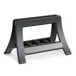 Adjustable Vertical Laptop Stand for Office Desk Space Optimization Notebook and Tablet Holder