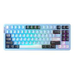 LEOBOG Hi86 Tri-mode Mechanical Keyboard 86 Keys Gasket Structure Hot Swappable Flexible Switch V3 RGB 8000mAh Battery Wireless E-sports Gaming Keyboard