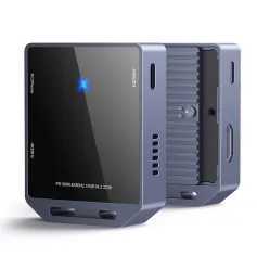 M.2 NVMe SATA 2230 SSD Enclosure Dual Protocol USB 3.2 Gen2 10Gbps 4K HD PD 100W Fast Charging Mobile Hard Drive Case for iPhone 16 Pro 15 14 13 Pro Max