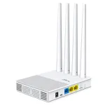 PLERY R623 4G LTE Router Wireless 300Mbps Fast Wired and Wireless Connections Support Micro SIM Card Slot WiFi Routers with Four High Gain Antennas