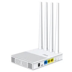 PLERY R623 4G LTE Yönlendirici Kablosuz 300Mbps Hızlı Kablolu ve Kablosuz Bağlantılar, Dört Yüksek Kazançlı Antenli Mikro SIM Kart Yuvası WiFi Yönlendiricilerini Destekler