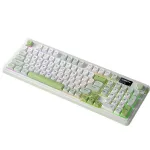 LANGTU L98 Tri-mode Mechanical Gaming Keyboard with Display Screen and Knob Gasket Structure RGB Auto-sleep 99 Keys Ergonomics PC E-sports Gamer Keyboards