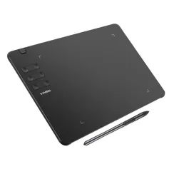 VINSA T605 Graphics Drawing Tablet 170x107mm Working Area 8 Pen Nibs Art Creation Sketches with 8192 Levels Pressure Battery-free